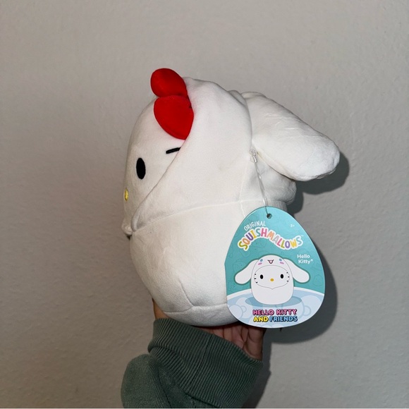 8” Hello Kitty in Cinnamoroll Hoodie Squishmallow - Picture 2 of 3
